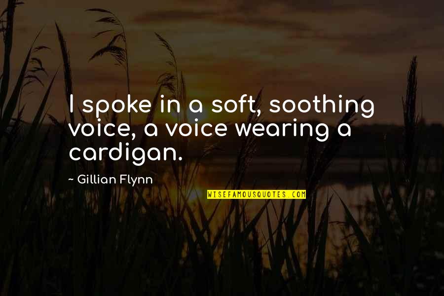 Work Hard Make Money Quotes By Gillian Flynn: I spoke in a soft, soothing voice, a