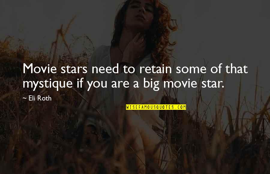Work Hard Relationship Quotes By Eli Roth: Movie stars need to retain some of that
