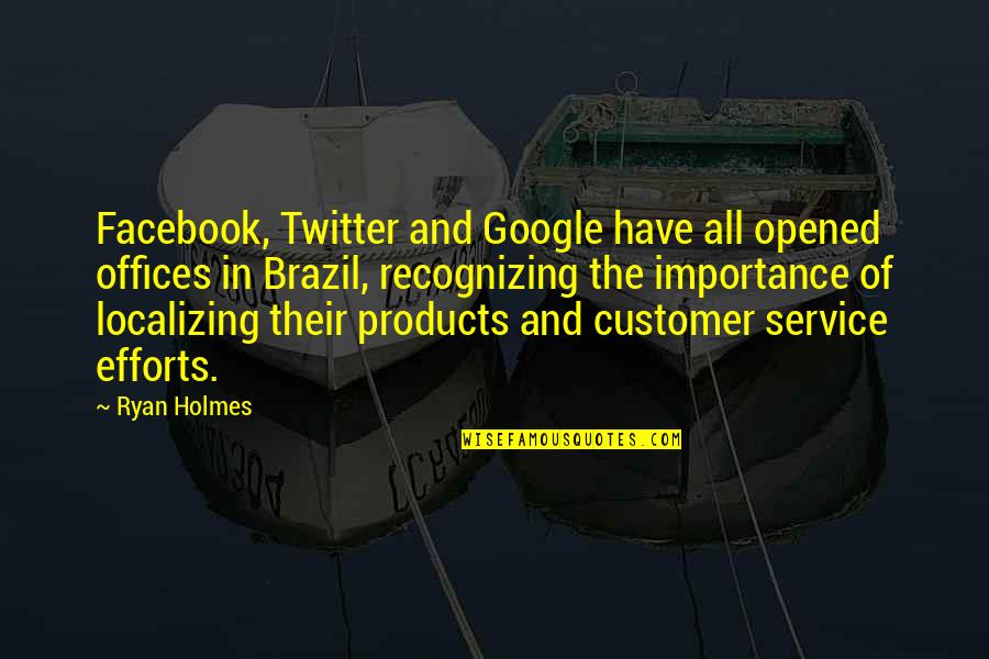 Work Slaves Quotes By Ryan Holmes: Facebook, Twitter and Google have all opened offices