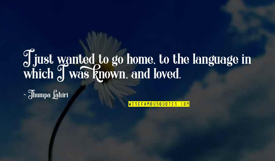 Work Something Baby Quotes By Jhumpa Lahiri: I just wanted to go home, to the