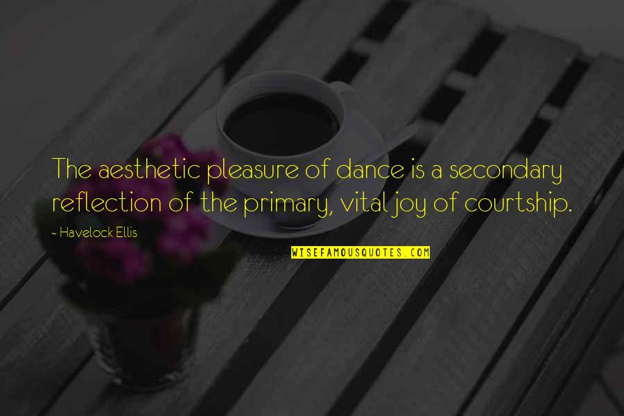 Workout Therapy Quotes By Havelock Ellis: The aesthetic pleasure of dance is a secondary