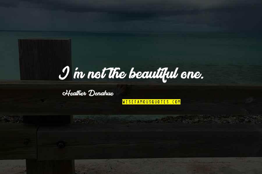Worktop Express Quotes By Heather Donahue: I'm not the beautiful one. Worktop Express Quotes By Heather Donahue: I'm not the beautiful one.