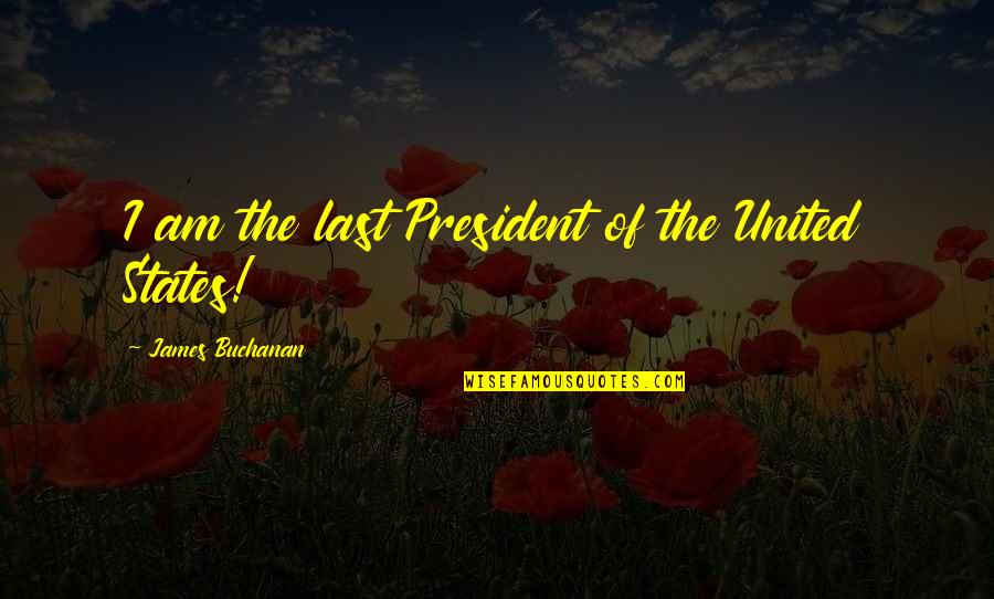 Wormold Quotes By James Buchanan: I am the last President of the United