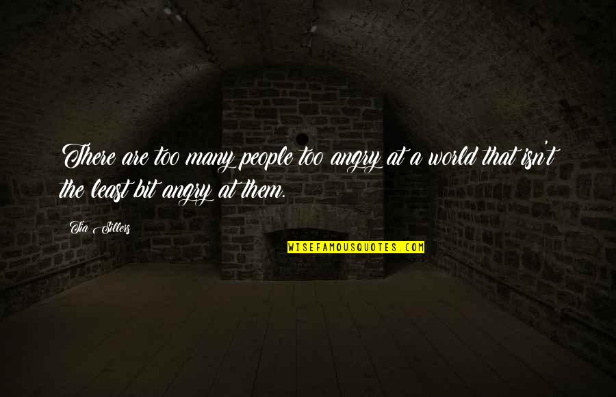 Wormword Quotes By Tia Sillers: There are too many people too angry at