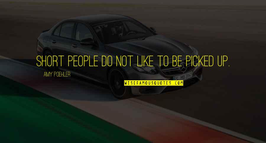 Worschicken Quotes By Amy Poehler: Short people DO NOT like to be picked Worschicken Quotes By Amy Poehler: Short people DO NOT like to be picked