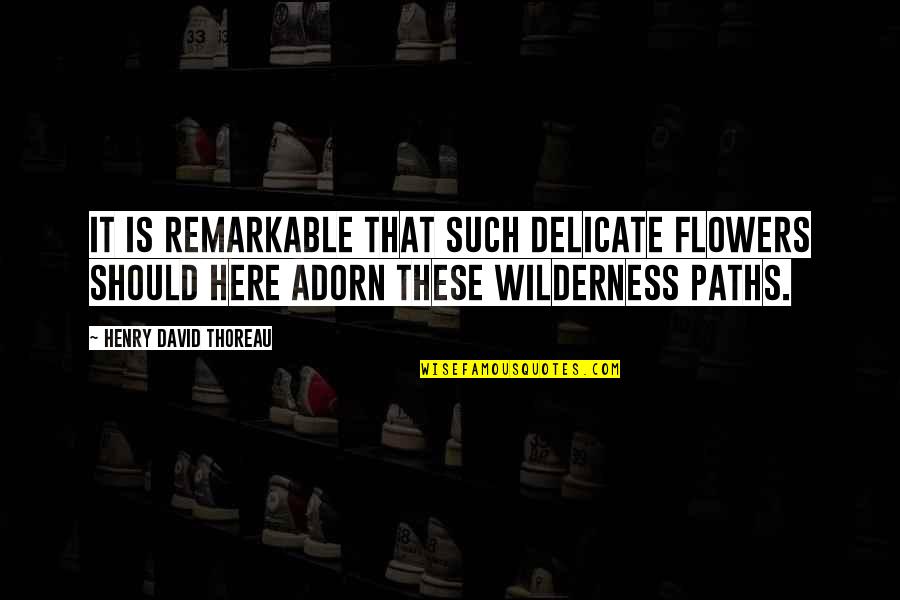 Worthmore Turtle Quotes By Henry David Thoreau: It is remarkable that such delicate flowers should Worthmore Turtle Quotes By Henry David Thoreau: It is remarkable that such delicate flowers should