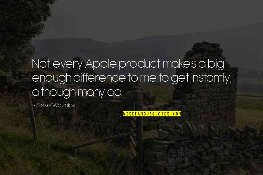 Wozniak In Steve Quotes By Steve Wozniak: Not every Apple product makes a big enough