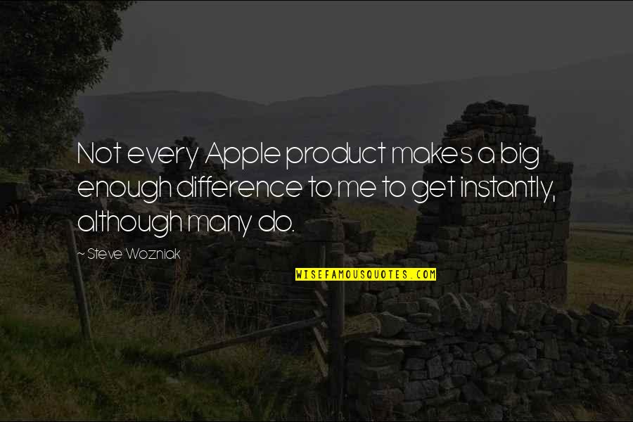 Wozniak Quotes By Steve Wozniak: Not every Apple product makes a big enough