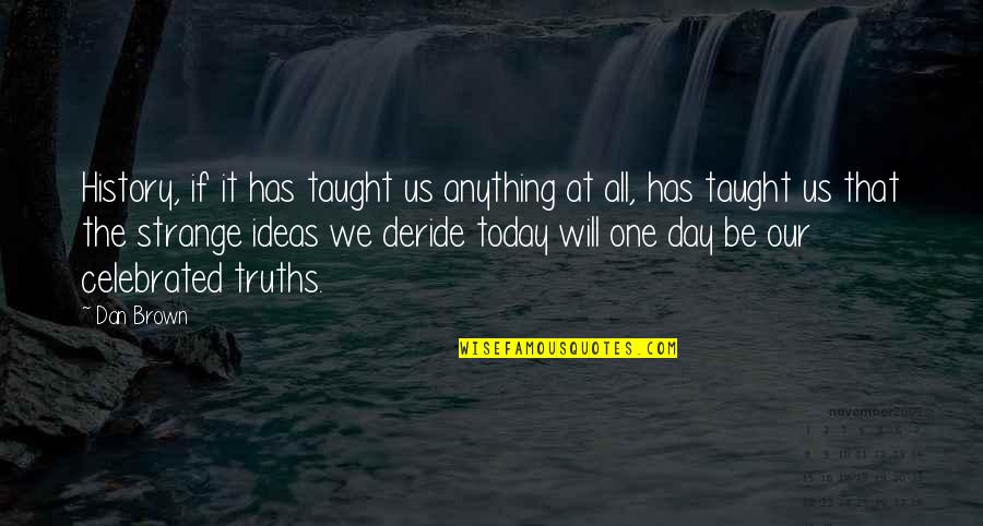 Wpm Quote Quotes By Dan Brown: History, if it has taught us anything at Wpm Quote Quotes By Dan Brown: History, if it has taught us anything at