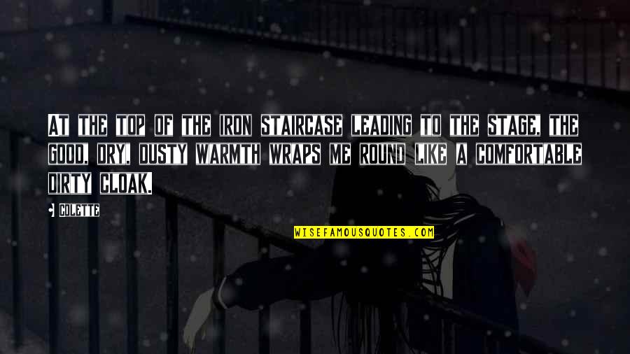 Wraps Quotes By Colette: At the top of the iron staircase leading Wraps Quotes By Colette: At the top of the iron staircase leading