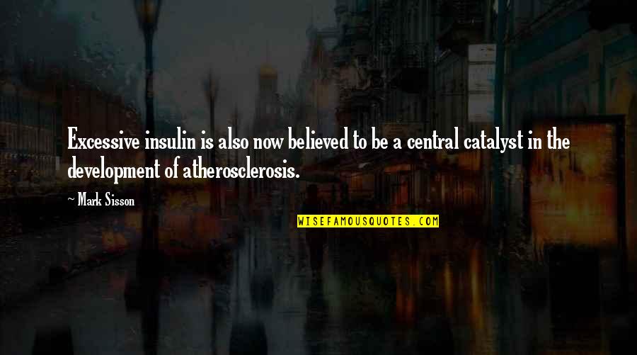 Write Something About Yourself Quotes By Mark Sisson: Excessive insulin is also now believed to be