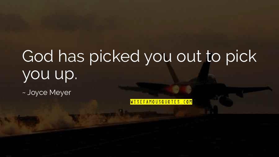 Wszystko Za Quotes By Joyce Meyer: God has picked you out to pick you Wszystko Za Quotes By Joyce Meyer: God has picked you out to pick you