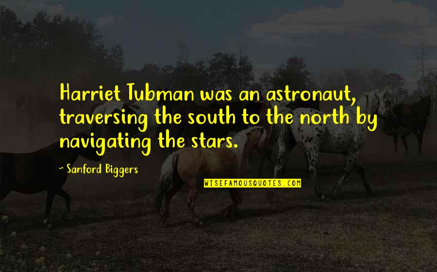 Wu Tang Wisdom Quotes By Sanford Biggers: Harriet Tubman was an astronaut, traversing the south