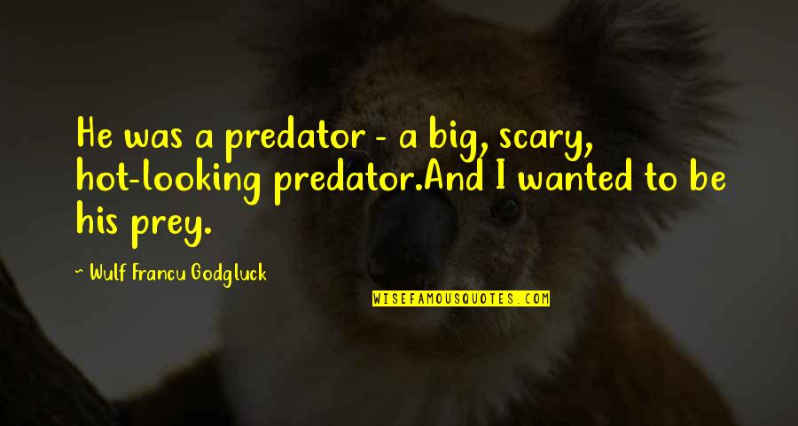 Wulf Quotes By Wulf Francu Godgluck: He was a predator - a big, scary,