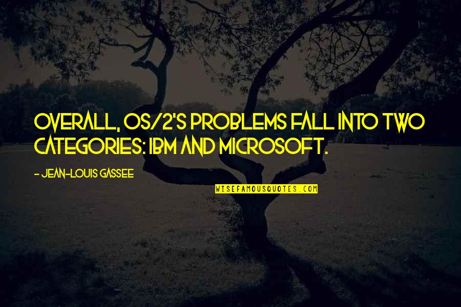 Wuthering Heights Chapter 23 Quotes By Jean-Louis Gassee: Overall, OS/2's problems fall into two categories: IBM