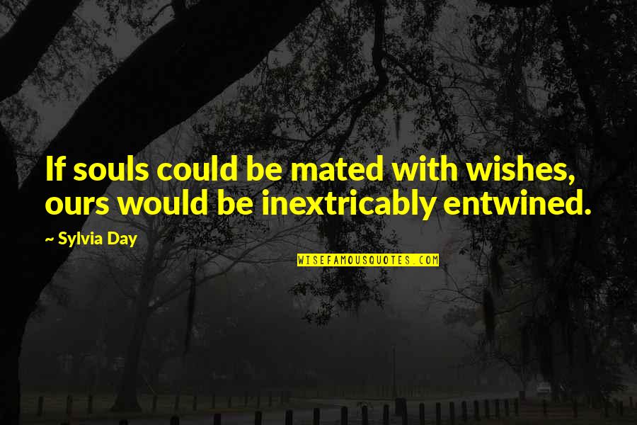 Wv Ninja Quotes By Sylvia Day: If souls could be mated with wishes, ours