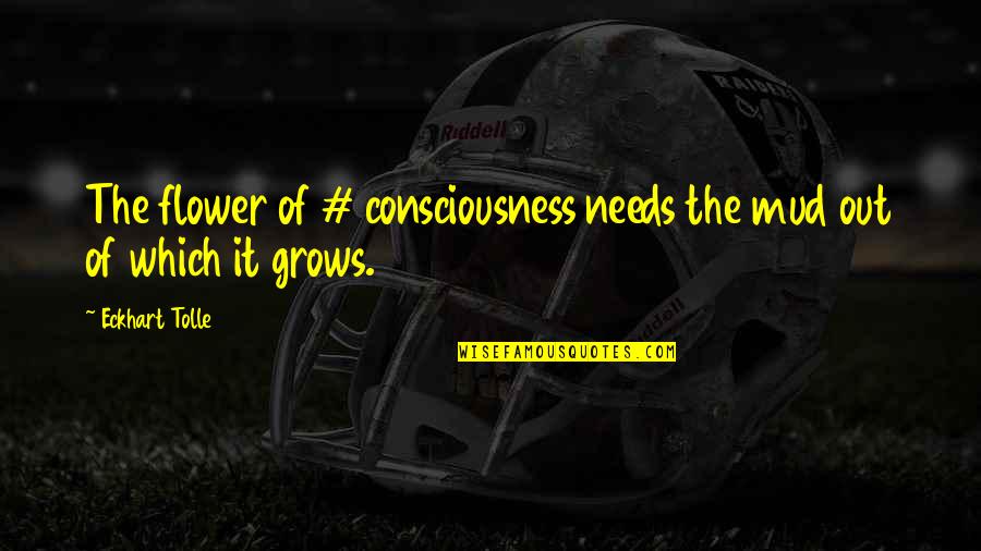 Wwe Shawn Michaels Quotes By Eckhart Tolle: The flower of # consciousness needs the mud