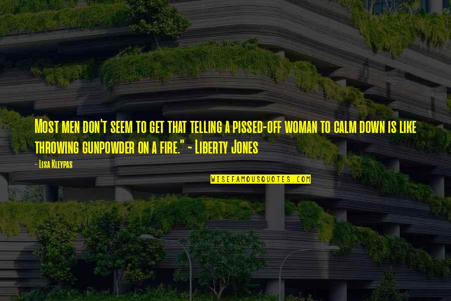 Www Nlmshop Com Quotes By Lisa Kleypas: Most men don't seem to get that telling