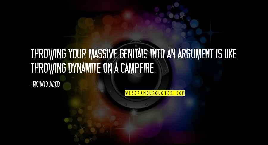 Xanax Rap Quotes By Richard Jacob: Throwing your massive genitals into an argument is Xanax Rap Quotes By Richard Jacob: Throwing your massive genitals into an argument is