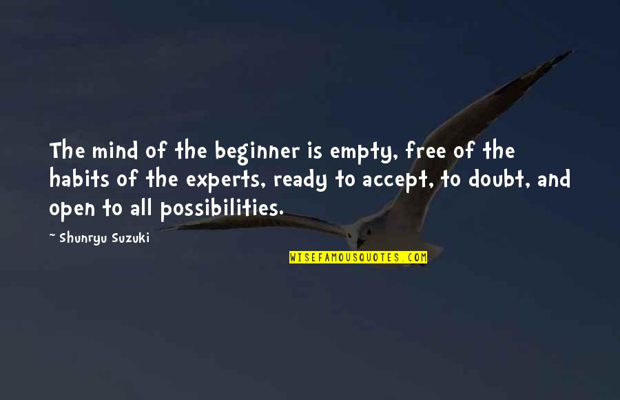 Xaphoon Music Quotes By Shunryu Suzuki: The mind of the beginner is empty, free Xaphoon Music Quotes By Shunryu Suzuki: The mind of the beginner is empty, free