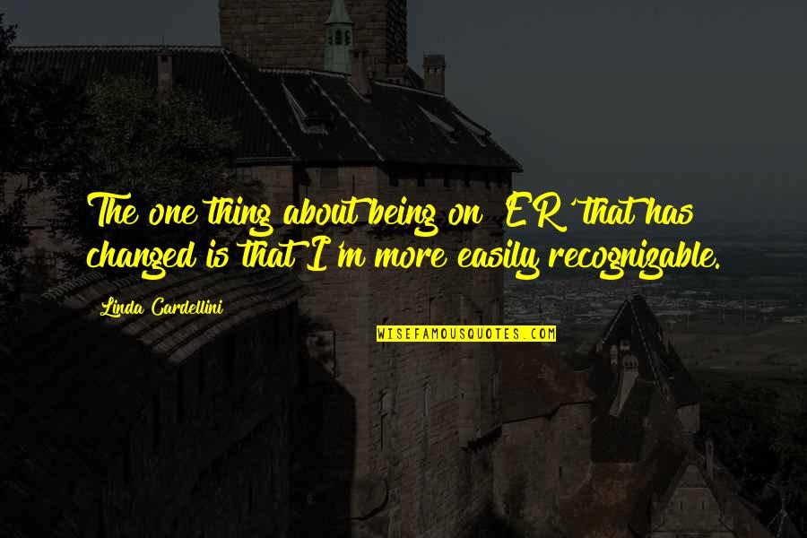 Xinran China Quotes By Linda Cardellini: The one thing about being on 'ER' that Xinran China Quotes By Linda Cardellini: The one thing about being on 'ER' that