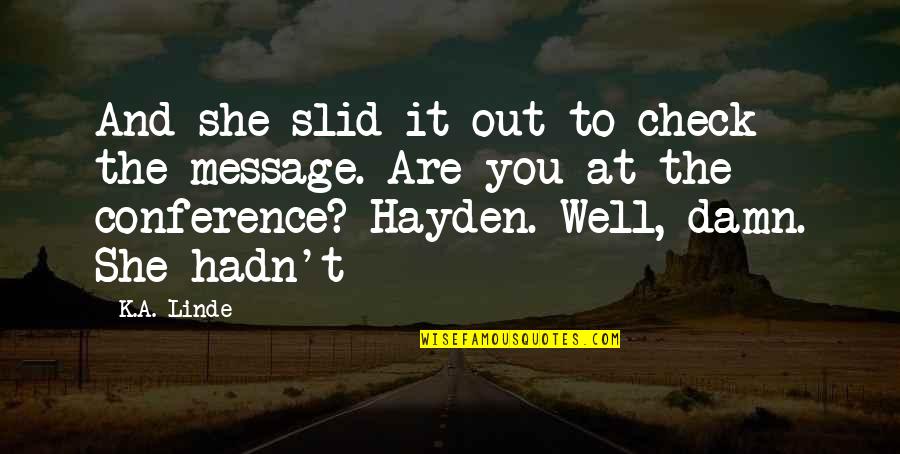 Xslt Convert Quotes By K.A. Linde: And she slid it out to check the