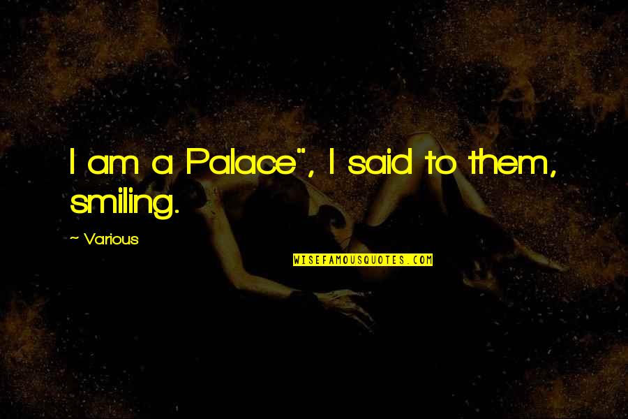 Yahoo Premarket Quotes By Various: I am a Palace", I said to them, Yahoo Premarket Quotes By Various: I am a Palace", I said to them,