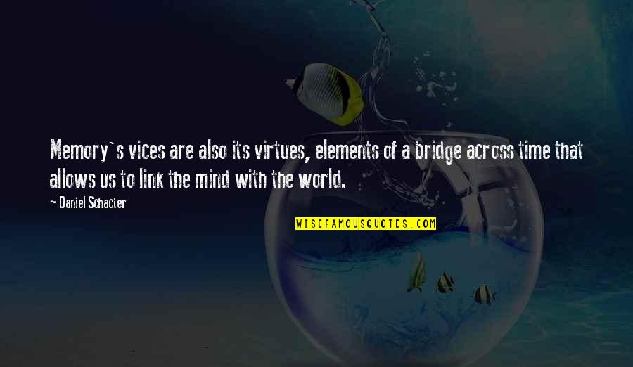 Yamagiwa Online Quotes By Daniel Schacter: Memory's vices are also its virtues, elements of Yamagiwa Online Quotes By Daniel Schacter: Memory's vices are also its virtues, elements of