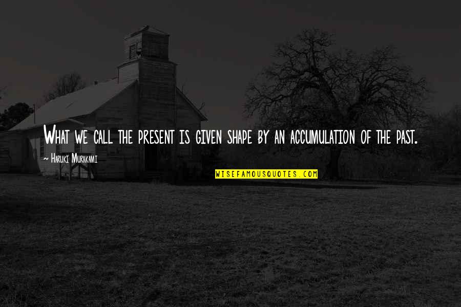 Yaroslavna Synopsis Quotes By Haruki Murakami: What we call the present is given shape Yaroslavna Synopsis Quotes By Haruki Murakami: What we call the present is given shape