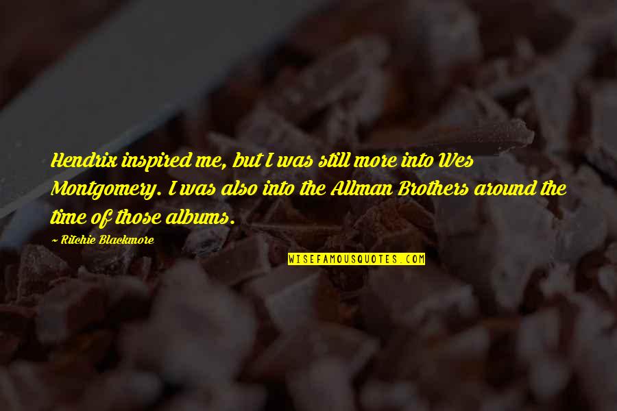 Yasuhisa Quotes By Ritchie Blackmore: Hendrix inspired me, but I was still more Yasuhisa Quotes By Ritchie Blackmore: Hendrix inspired me, but I was still more