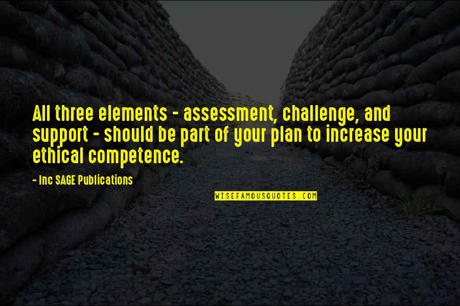Yeamon Face Quotes By Inc SAGE Publications: All three elements - assessment, challenge, and support