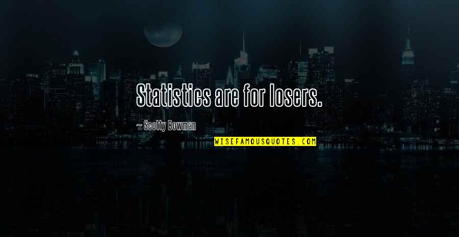 Year 11 Motivational Quotes By Scotty Bowman: Statistics are for losers. Year 11 Motivational Quotes By Scotty Bowman: Statistics are for losers.