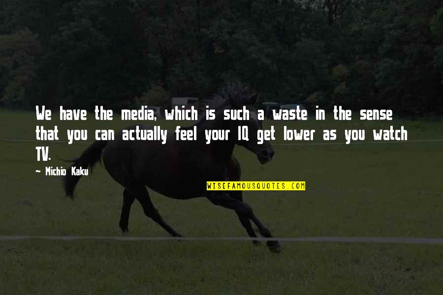 Yehrishtakiakehlatahai Quotes By Michio Kaku: We have the media, which is such a Yehrishtakiakehlatahai Quotes By Michio Kaku: We have the media, which is such a