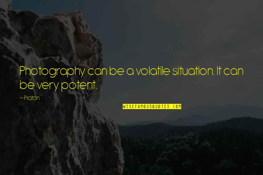 Yemini Ben Quotes By Platon: Photography can be a volatile situation. It can