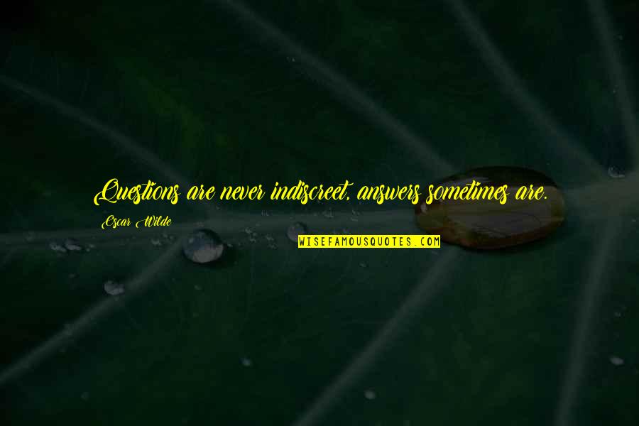 Yerushalmi Online Quotes By Oscar Wilde: Questions are never indiscreet, answers sometimes are. Yerushalmi Online Quotes By Oscar Wilde: Questions are never indiscreet, answers sometimes are.