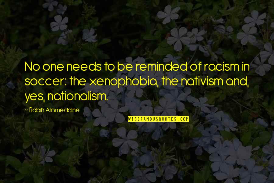 Yes And No Quotes By Rabih Alameddine: No one needs to be reminded of racism