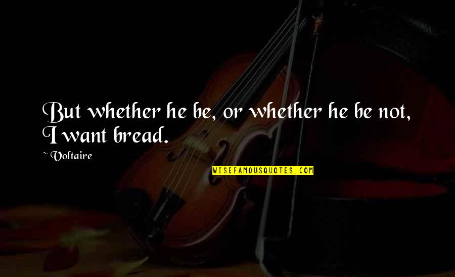 Yessenia Alvarez Quotes By Voltaire: But whether he be, or whether he be