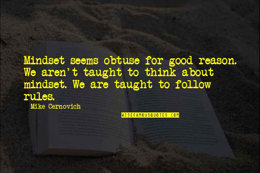 Ylinglingaette Quotes By Mike Cernovich: Mindset seems obtuse for good reason. We aren't