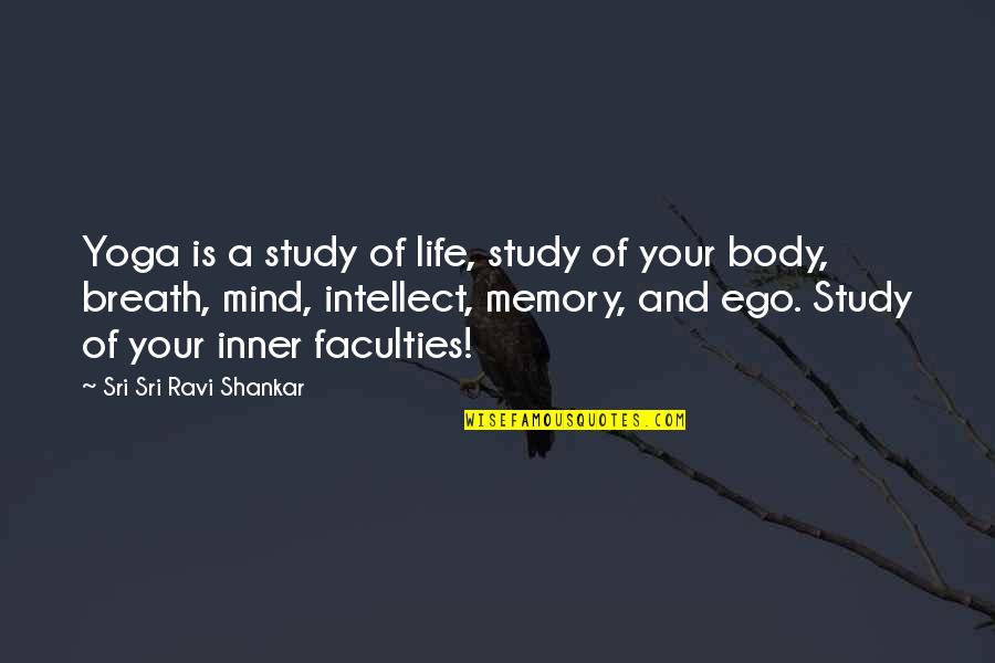 Yoga And Breath Quotes By Sri Sri Ravi Shankar: Yoga is a study of life, study of