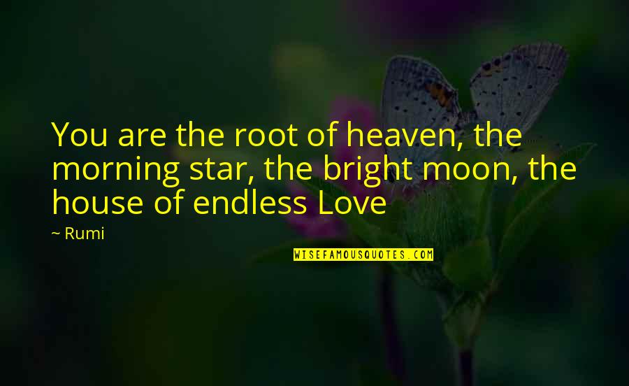 You Are Moon Quotes By Rumi: You are the root of heaven, the morning