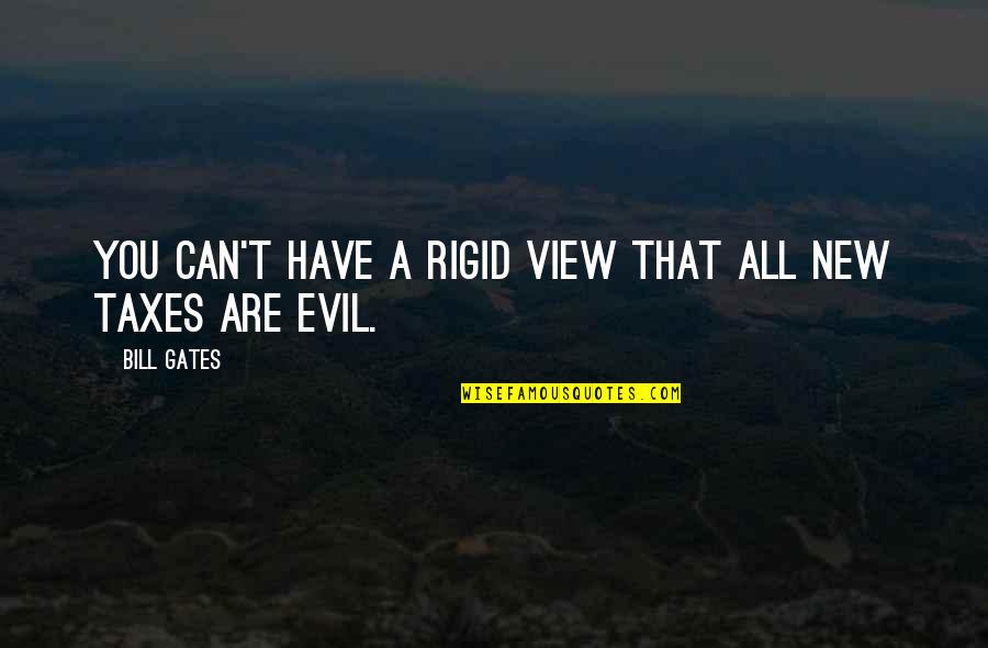 You Are Rigid Quotes By Bill Gates: You can't have a rigid view that all