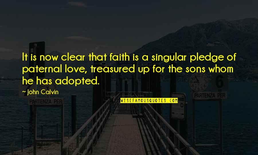 You Are Treasured Quotes By John Calvin: It is now clear that faith is a You Are Treasured Quotes By John Calvin: It is now clear that faith is a