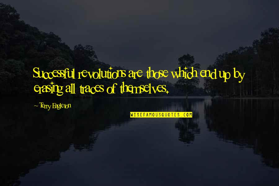 You Belong To The Past Quotes By Terry Eagleton: Successful revolutions are those which end up by