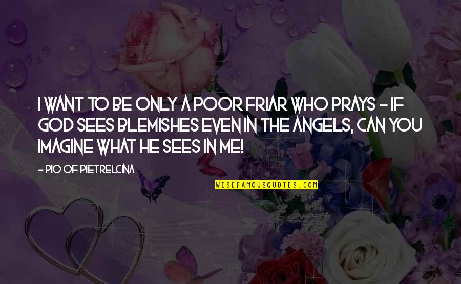 You Can Be Me Quotes By Pio Of Pietrelcina: I want to be only a poor friar