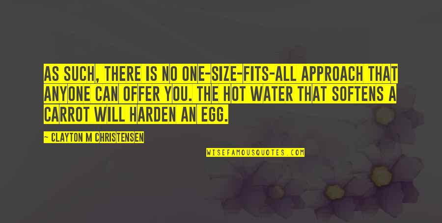 You Egg Quotes By Clayton M Christensen: As such, there is no one-size-fits-all approach that You Egg Quotes By Clayton M Christensen: As such, there is no one-size-fits-all approach that