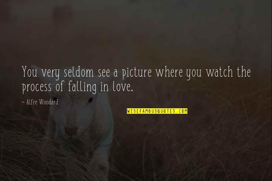 You Falling In Love Quotes By Alfre Woodard: You very seldom see a picture where you