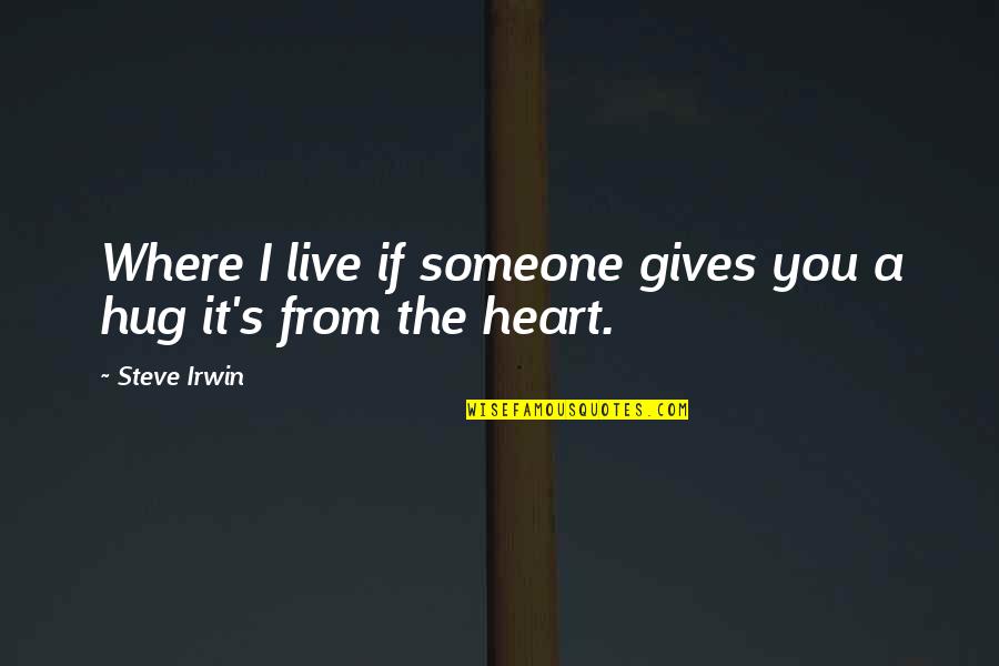 You Fell For The Classic Blunder Quotes By Steve Irwin: Where I live if someone gives you a
