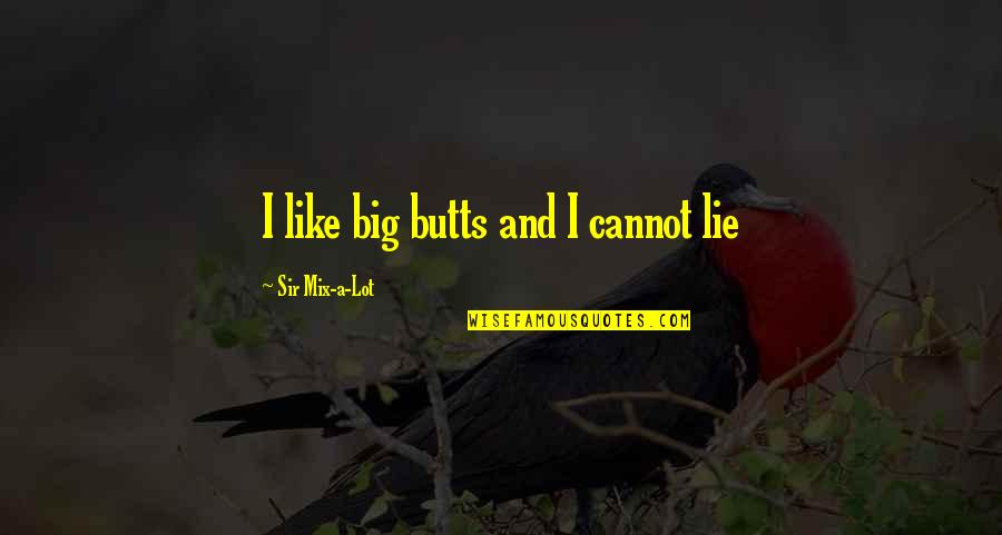 You Lie Like A Quotes By Sir Mix-a-Lot: I like big butts and I cannot lie