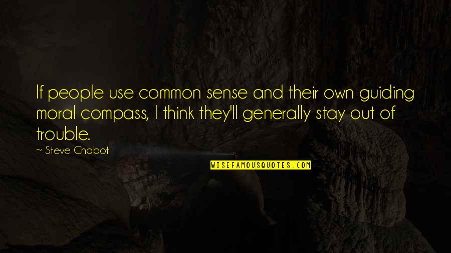 You Make Me Feel Crazy Quotes By Steve Chabot: If people use common sense and their own You Make Me Feel Crazy Quotes By Steve Chabot: If people use common sense and their own