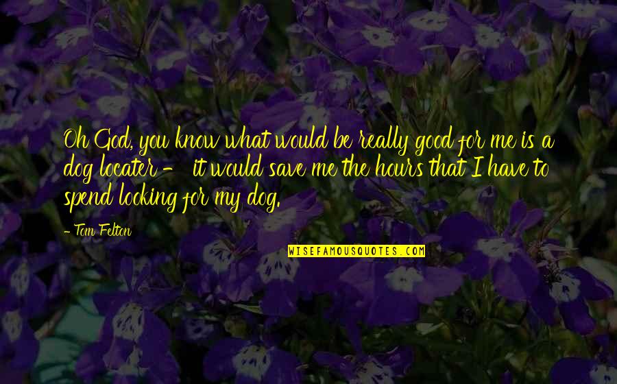You Save Me Quotes By Tom Felton: Oh God, you know what would be really You Save Me Quotes By Tom Felton: Oh God, you know what would be really